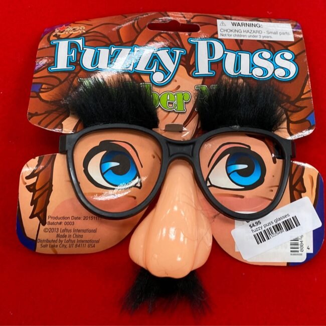 fuzzy puss glasses