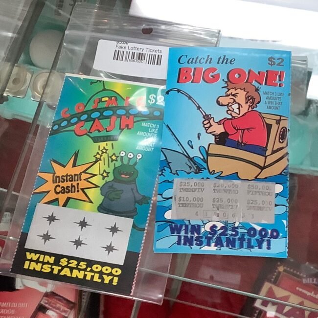 Fake Lottery Tickets