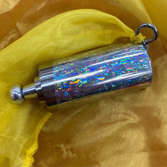 Appearing metal cane