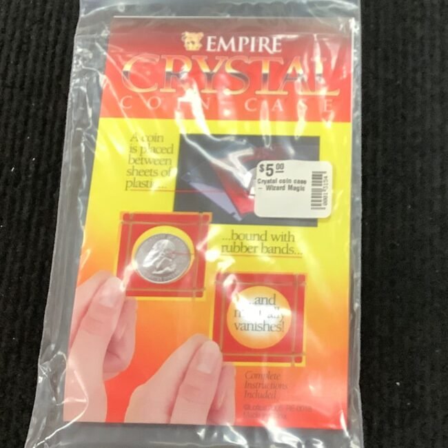 Crystal coin case