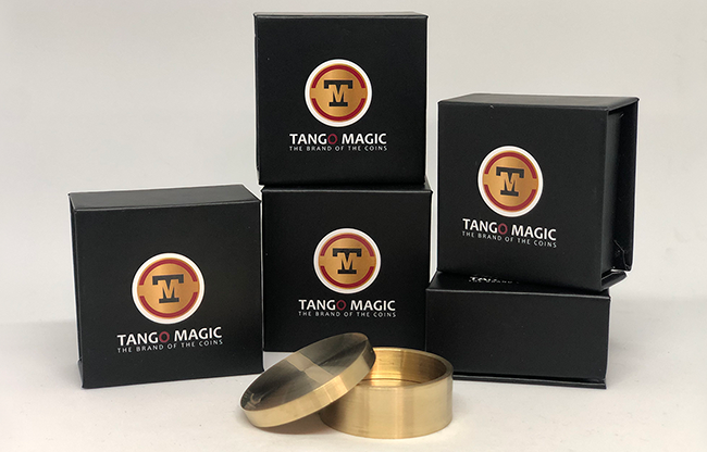 Slot Okito Coin Box Brass Half Dollar (B0019)by Tango -Trick