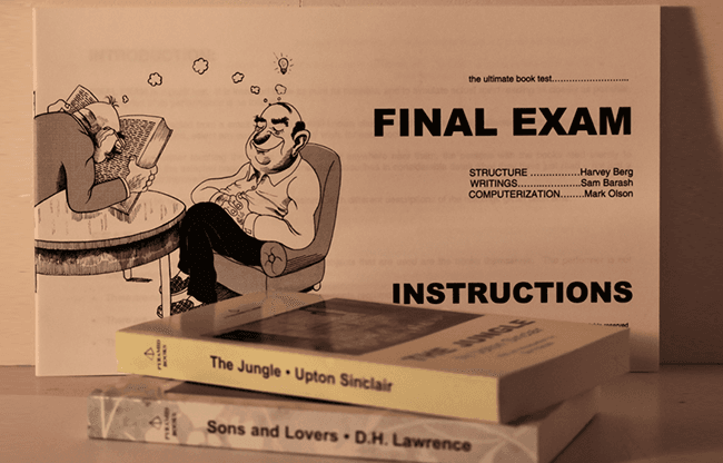 Final Exam Book Test Harvey Berg - Trick