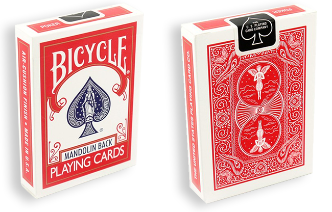 Bicycle Playing Cards 809 Mandolin Red by USPCC