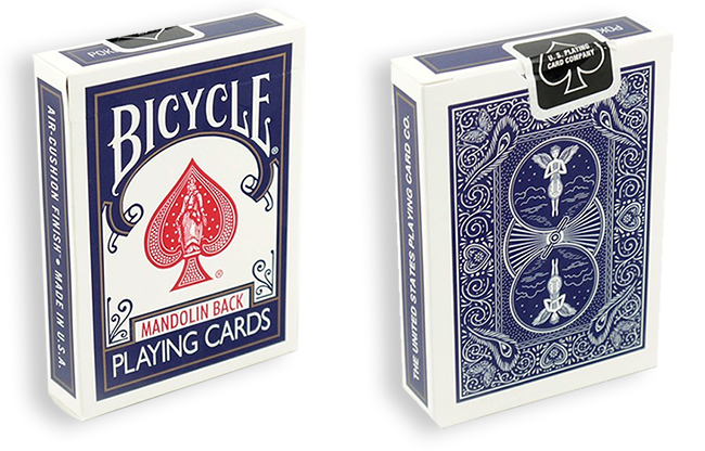 Bicycle Playing Cards 809 Mandolin Blue by USPCC
