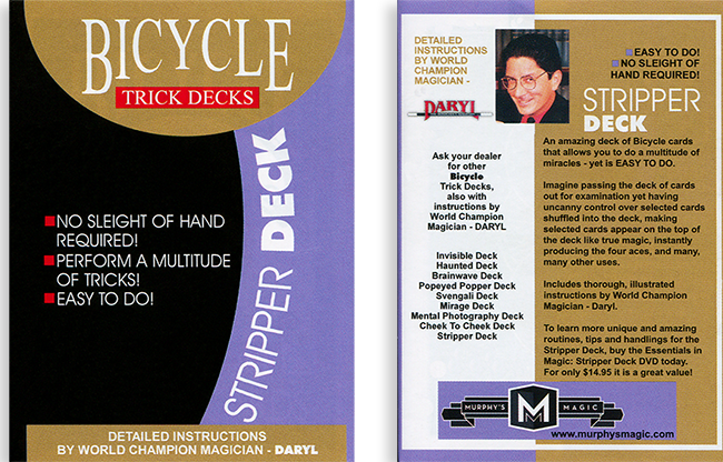 Stripper Deck Mandolin Bicycle (Blue)