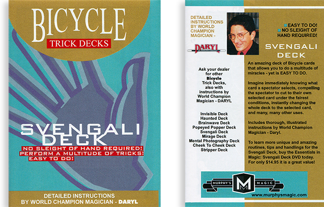 Svengali Deck Mandolin Bicycle (Red)