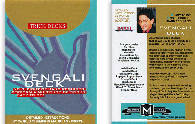 Svengali Deck Mandolin Bicycle (Blue)