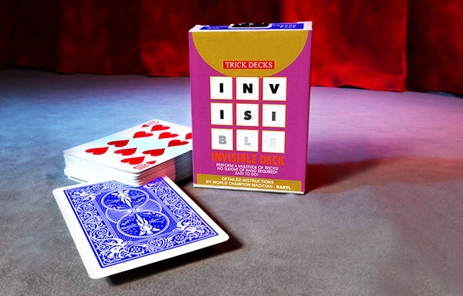 Invisible Deck Bicycle Mandolin (Blue)