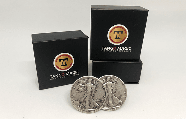 Tango Silver Line T.U.C. (D0117) Walking Liberty Half Dollar (w/DVD) by Tango - Trick
