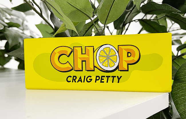 Chop (Gimmicks and Online Instructions) by Craig Petty  - Trick