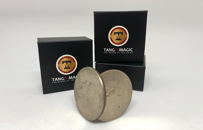 Magnetic Flipper Coin Eisenhower Dollar (D0041) by Tango - Trick