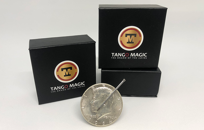 Magnetic Coin Half Dollar 1964 (w/DVD) (D0137) by Tango - Tricks