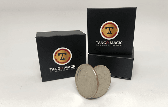 Flipper Coin Pro Elastic System (Half Dollar DVD w/Gimmick)(D0089) by Tango - Trick