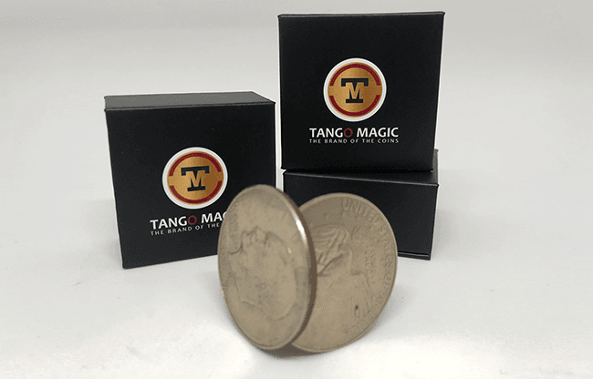 Flipper Coin Pro Elastic System (One Dollar DVD w/Gimmick)(D0088) by Tango - Trick