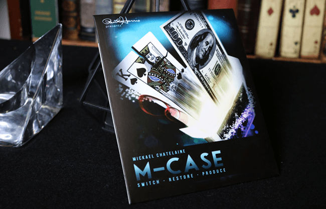 M-Case Blue (Gimmick and Online Instructions) by Mickael Chatelain - Trick