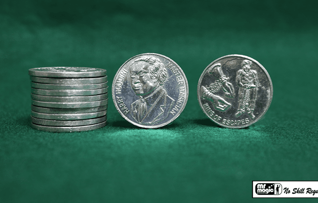 Houdini Palming Coins (12 pieces) by Mr. Magic