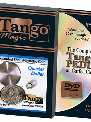 Expanded Shell Quarter Magnetic (D0151) by Tango - Trick