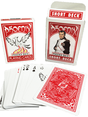 Phoenix Short Deck Red (Casino Quality) by Card-Shark - Trick