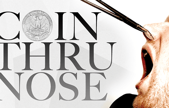 Coin Thru Nose by Tyler Sutter  & The Magic Estate - Trick