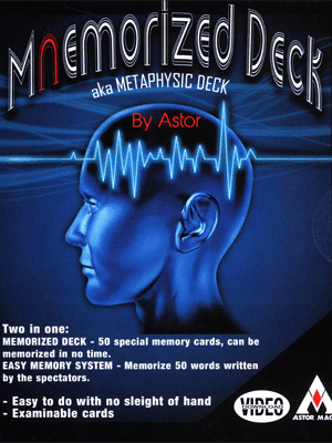 Mnemorized Deck by Astor - Trick & on-line instructions