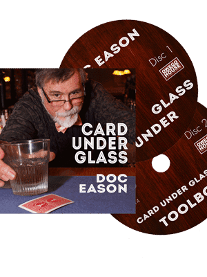 Doc Eason Card Under Glass (2 DVD set) by Kozmomagic - DVD