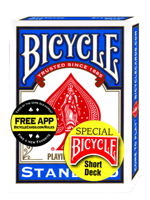Bicycle Short Deck (Blue) by US Playing Card Co. - Trick