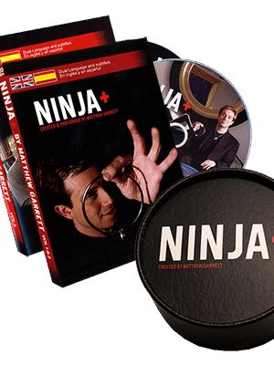 Ninja+ Deluxe BLACK (Gimmicks & DVD) by Matthew Garrett - Trick