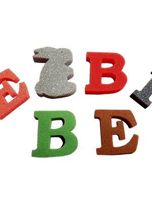Alpha-Bits Letter Pack (Regular Sponge) by Goshman
