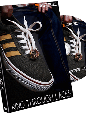 Ring Through Laces (Gimmicks and instruction) by Smagic Productions - Trick