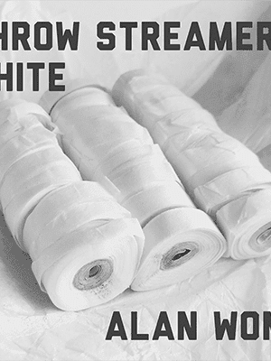 Throw Streamers white (30 Head / 10 pk.) by Alan Wong - Trick