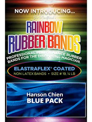 Joe Rindfleisch's Rainbow Rubber Bands (Hanson Chien - Blue Pack) by Joe Rindfleisch - Trick