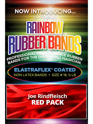 Joe Rindfleisch's Rainbow Rubber Bands (Joe Rindfleisch - Red Pack) by Joe Rindfleisch - Trick
