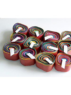 Mouth Coil 50ft (12/Rainbow) by Premuim Magic - Trick