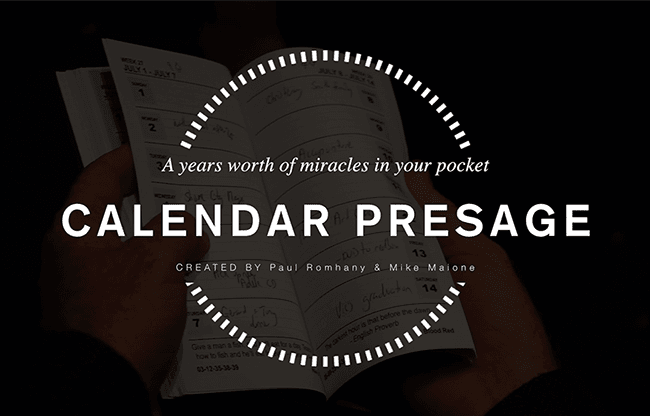 Calendar Presage by Paul Romhany - Trick