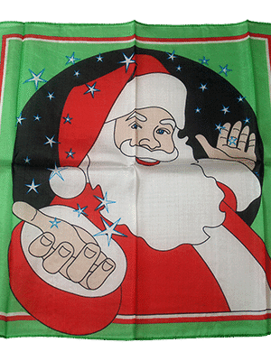 Silk 18 inch Santa by Magic By Gosh
