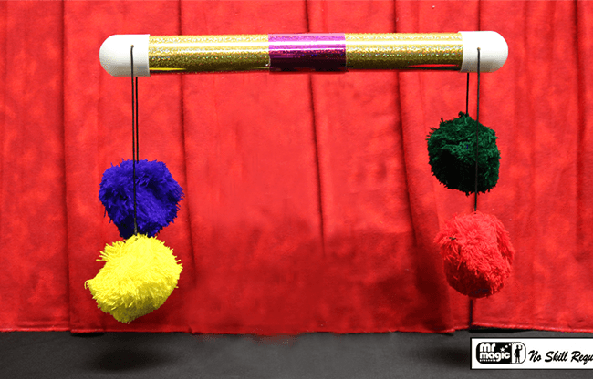 Super Pom Pom Stick (Glitter) by Mr. Magic - Trick
