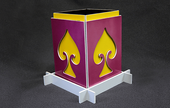 Square Circle Folded (Plastic) by Mr. Magic