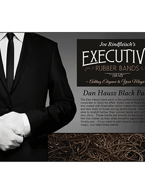 Joe Rindfleisch's Executive Rubber Bands (Dan Hauss - Black Pack) by Joe Rindfleisch - Trick