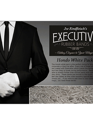 Joe Rindfleisch's Executive Rubber Bands (Hondo - White Pack) by Joe Rindfleisch - Trick
