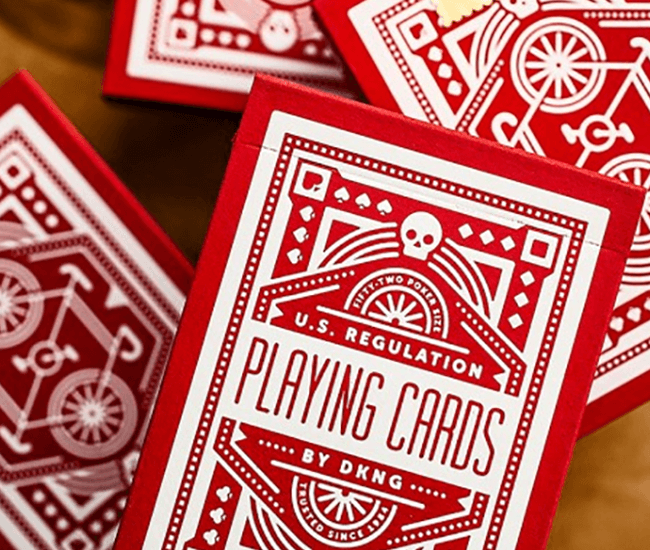 DKNG (Red Wheel) Playing Cards by Art of Play