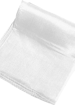 Silk 6 inch (White) Magic by Gosh - Trick