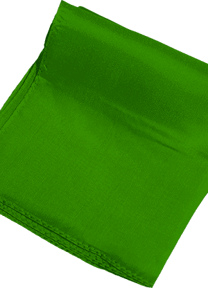 Silk 24 inch (Green) Magic by Gosh - Trick
