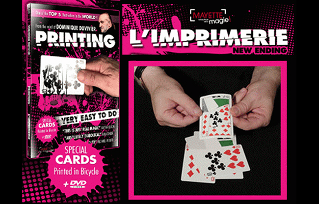 Printing 2.0 with New Ending (Gimmicks and Online Instructions) by Dominique Duvivier - Trick