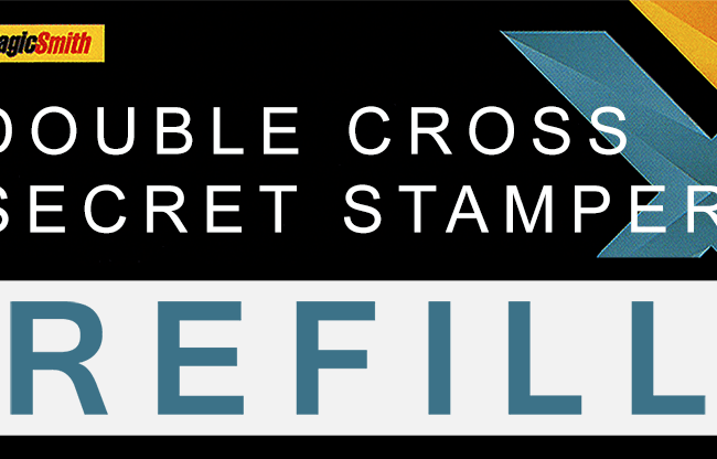 Secret Stamper Part (Refill) for Double Cross by Magic Smith - Trick