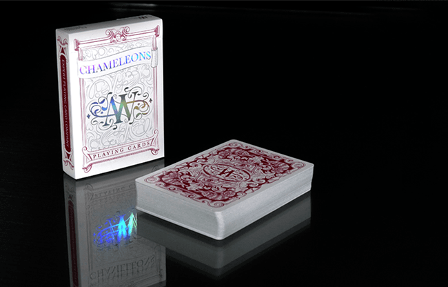 Chameleon Playing Cards (Red) by Expert Playing Cards