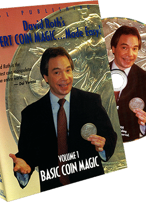 David Roth's Expert Coin Magic Made Easy Vol 1 (Basic) - DVD