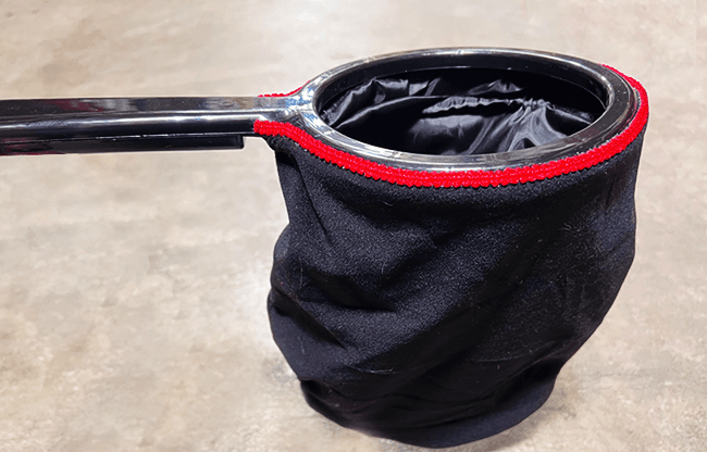 Change Bag Velvet REPEAT WITH ZIPPER (Black) by Bazar de Magia - Tricks