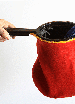 Change Bag Standard REPEAT WITH ZIPPER (Red) by Bazar de Magia - Tricks