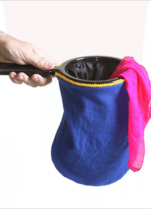 Change Bag Standard REPEAT WITH ZIPPER (Blue) by Bazar de Magia - Tricks