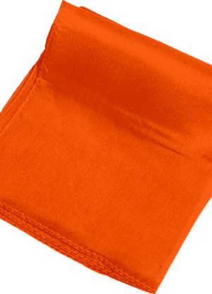 Silk 24 inch (Orange) Magic by Gosh - Trick